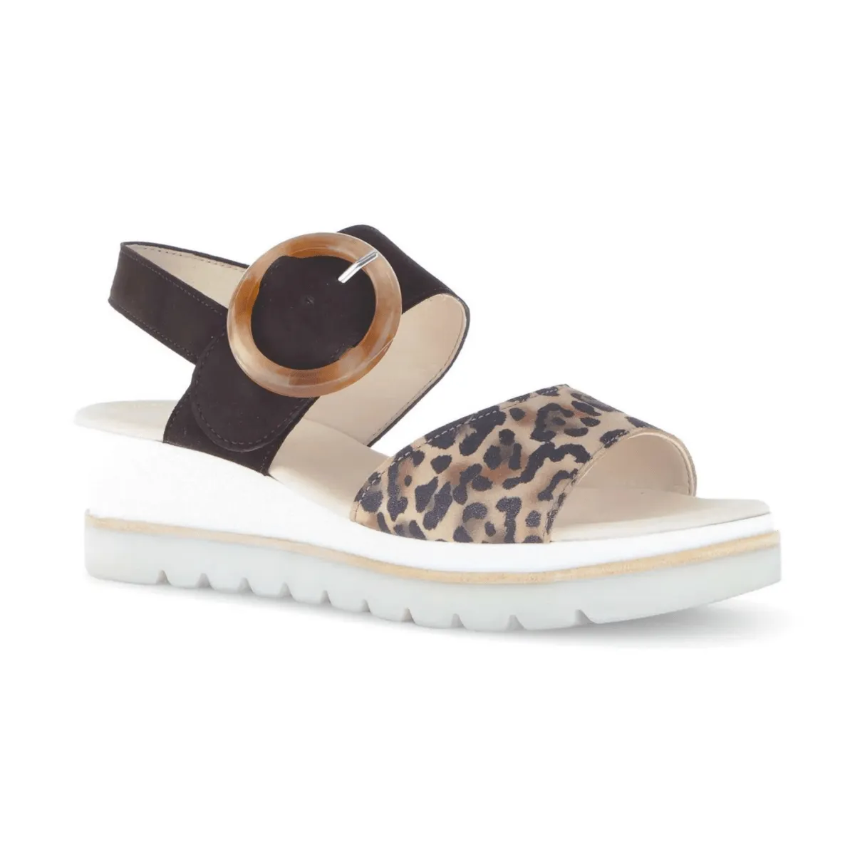 Gabor Damen 44.645.38 Schwarz/Leopard