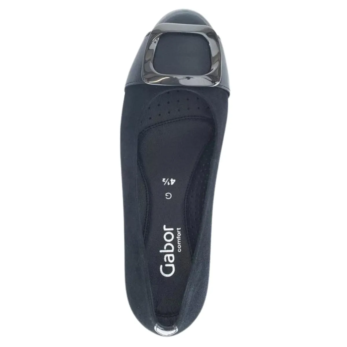 Gabor Damen 52.222.36 Elegantes Dunkelblaues Nubukleder