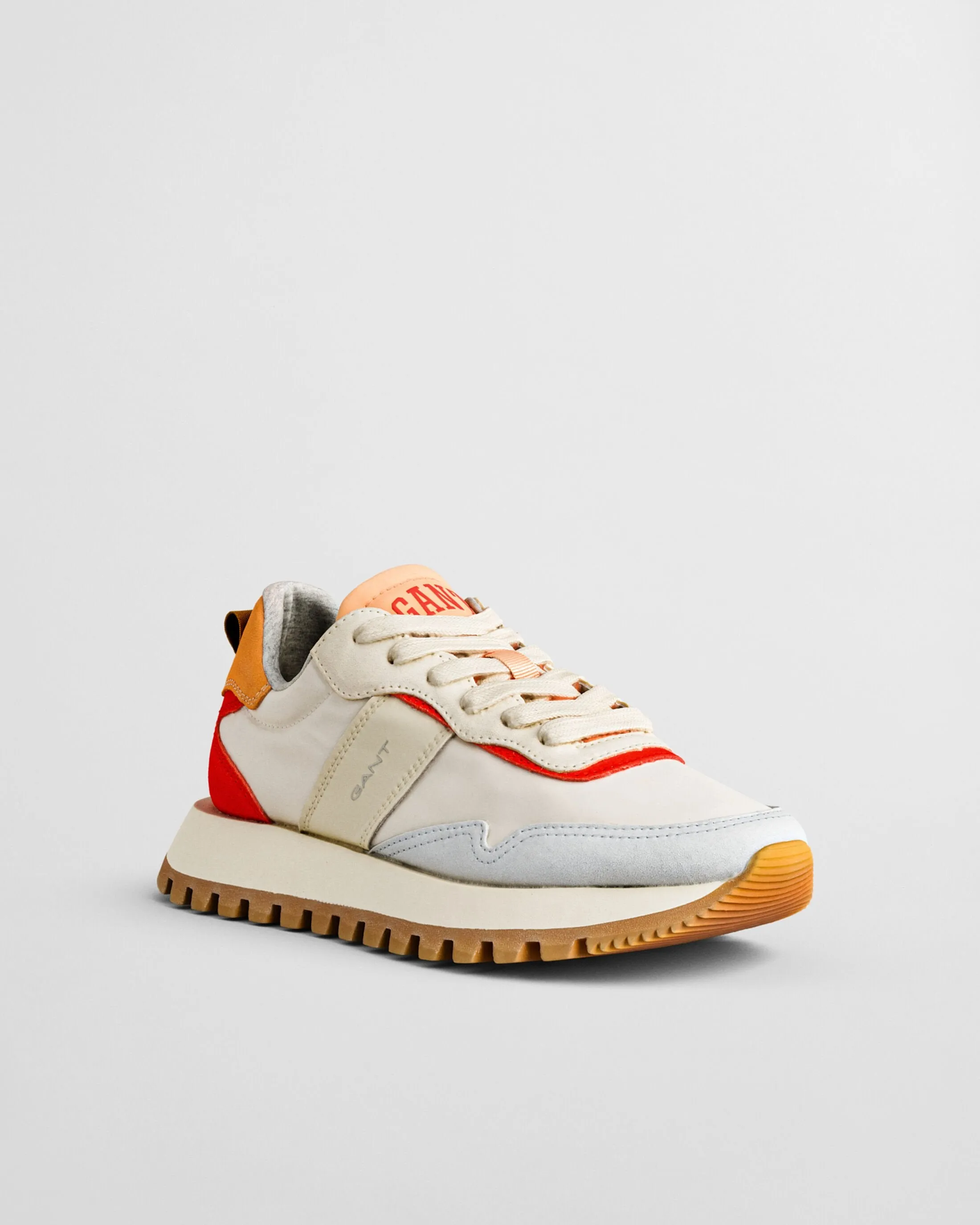 Gant Caffay Leder Wildleder Trainer - Orange