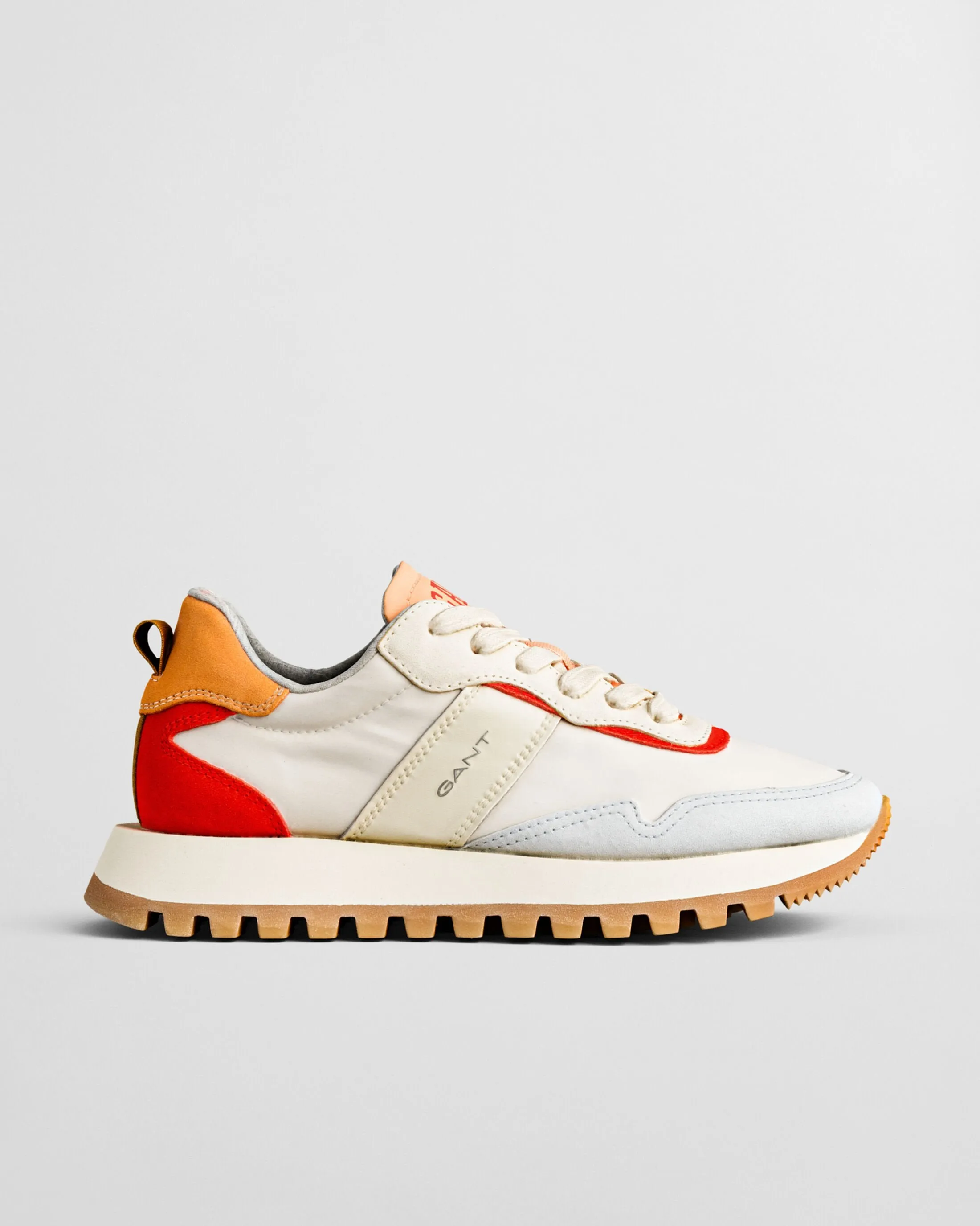 Gant Caffay Leder Wildleder Trainer - Orange