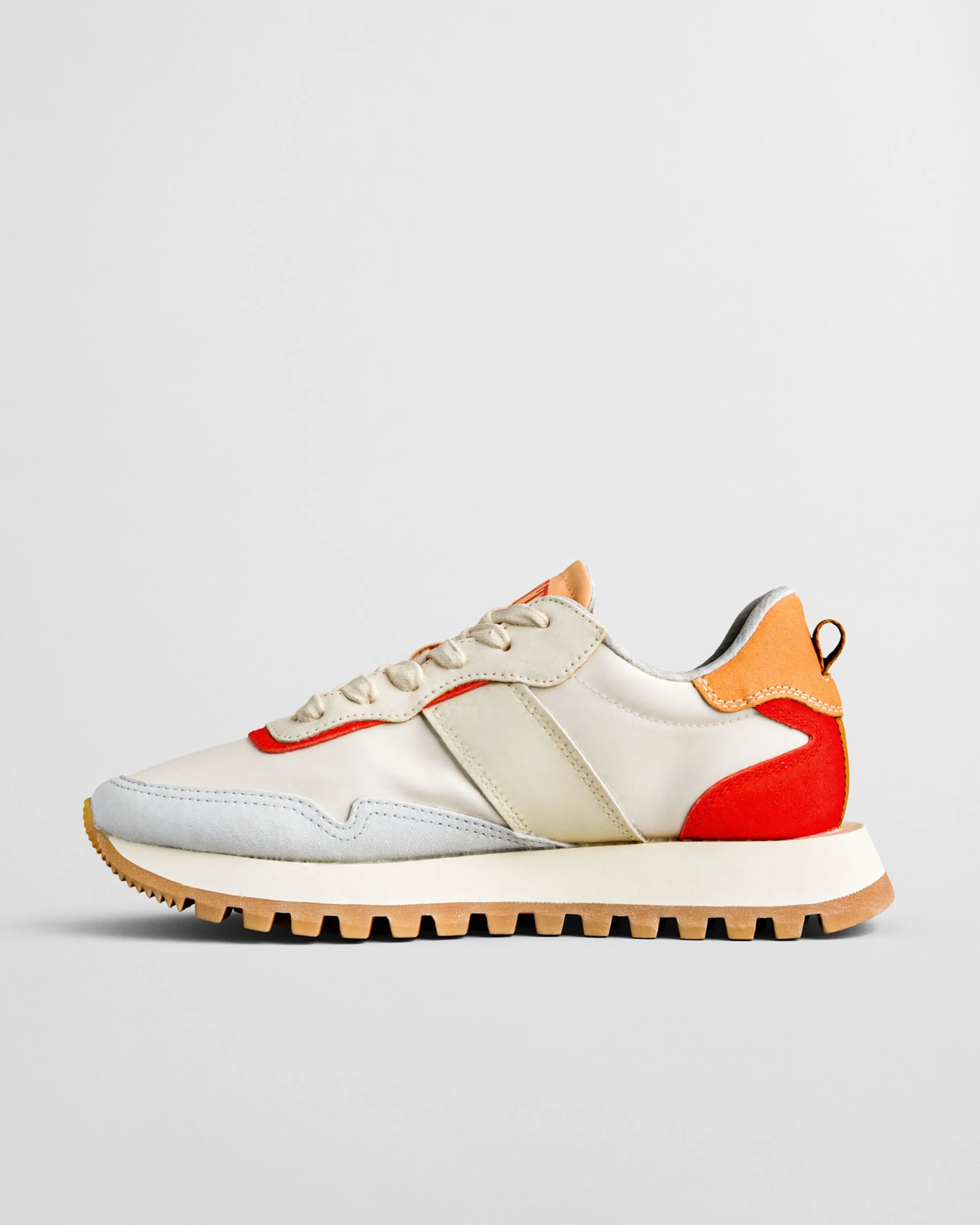 Gant Caffay Leder Wildleder Trainer - Orange