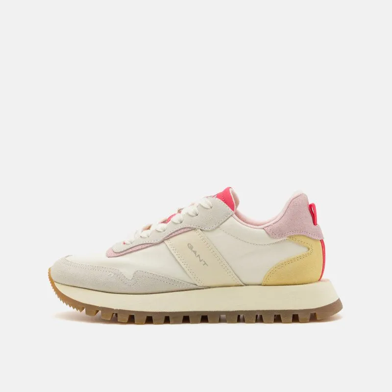 Gant Caffay Leder Wildleder Trainer - Rosa
