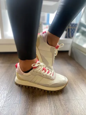 Gant Caffay Leder Wildleder Trainer - Rosa