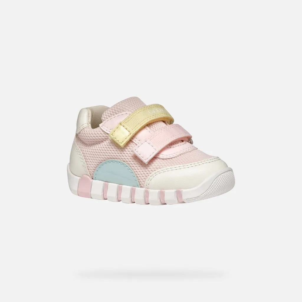 Geox: Iupidoo Kletterschuhe - Rosa / Hellgelb