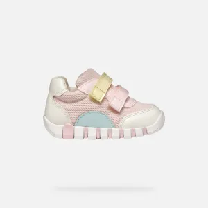 Geox: Iupidoo Kletterschuhe - Rosa / Hellgelb