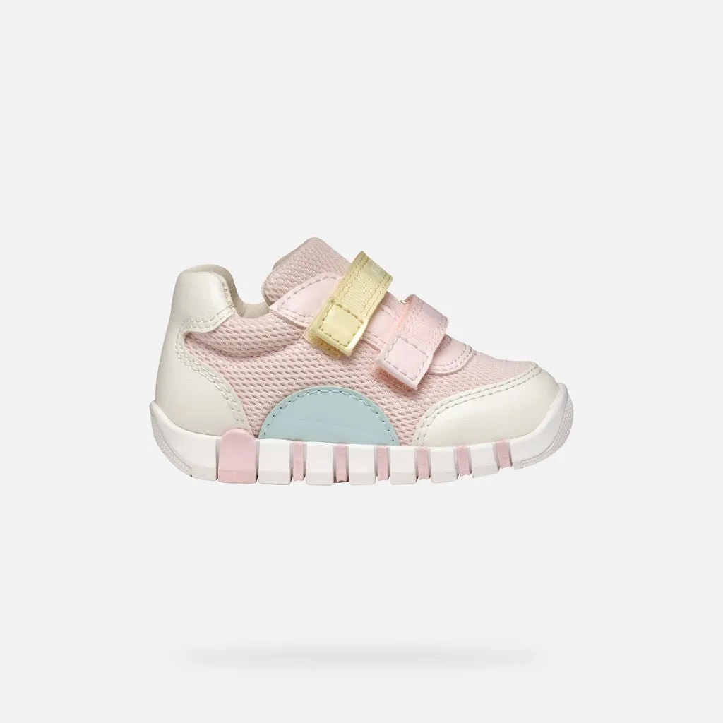 Geox: Iupidoo Kletterschuhe - Rosa / Hellgelb