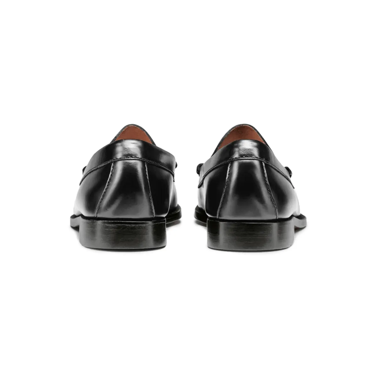G.H. Bass Herren Larson Venetian WeeJuns Schwarz Leder