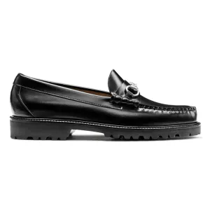 G.H. Bass Herren Lincoln Bit Lug WeeJun Leder in Schwarz