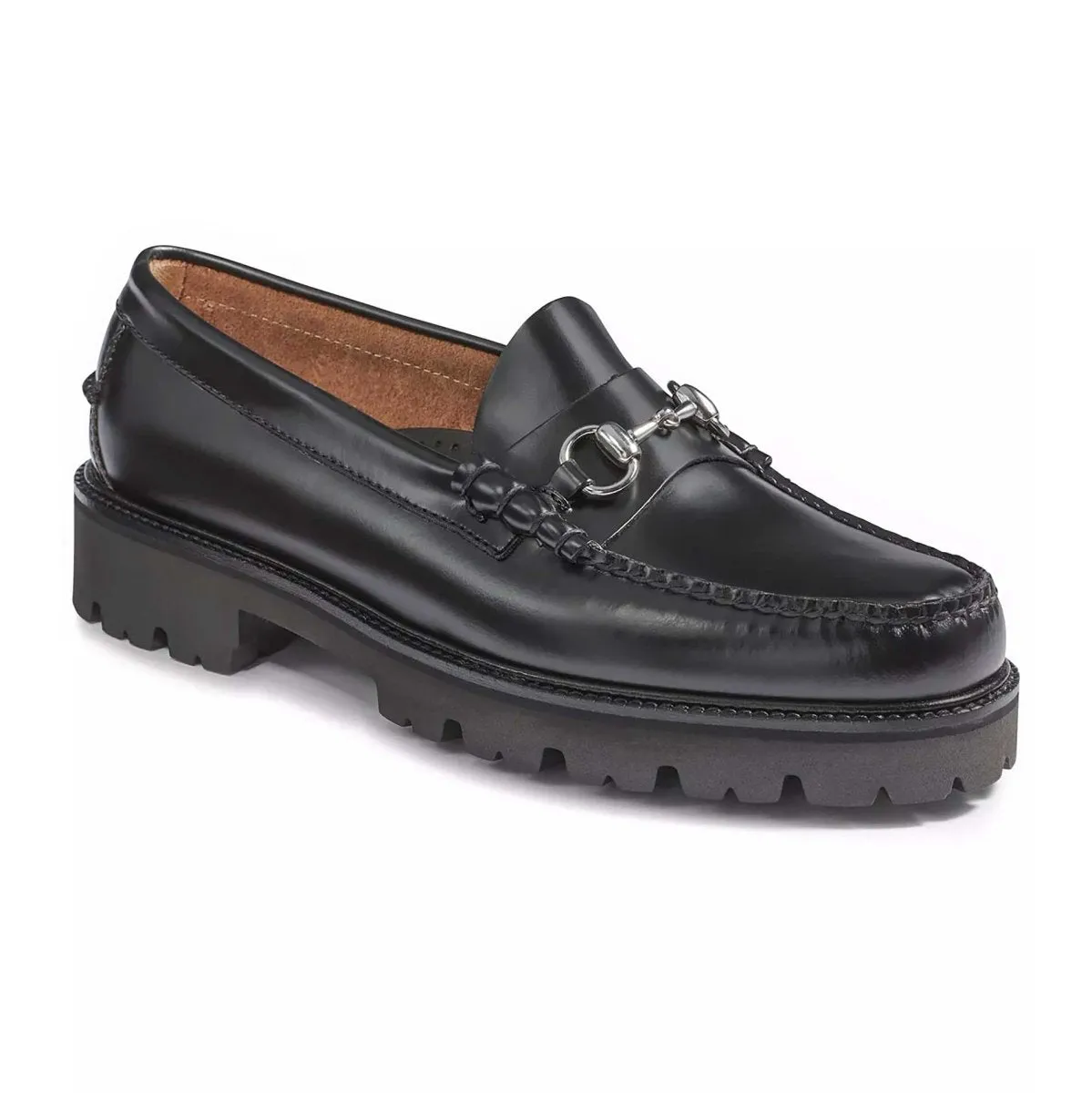 G.H. Bass Herren Lincoln Bit Lug WeeJun Schwarz