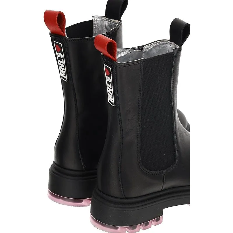 Schwarze Stiefel für Mädchen