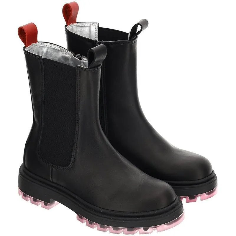 Schwarze Stiefel für Mädchen