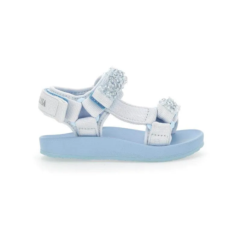 Mädchen Blaue Juwelen Sandalen