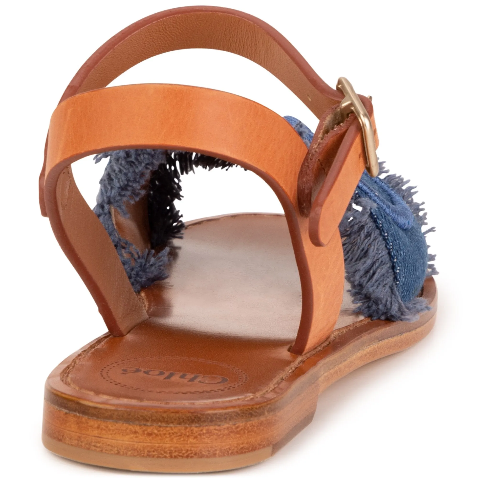 Mädchen Blaue Riemchensandalen
