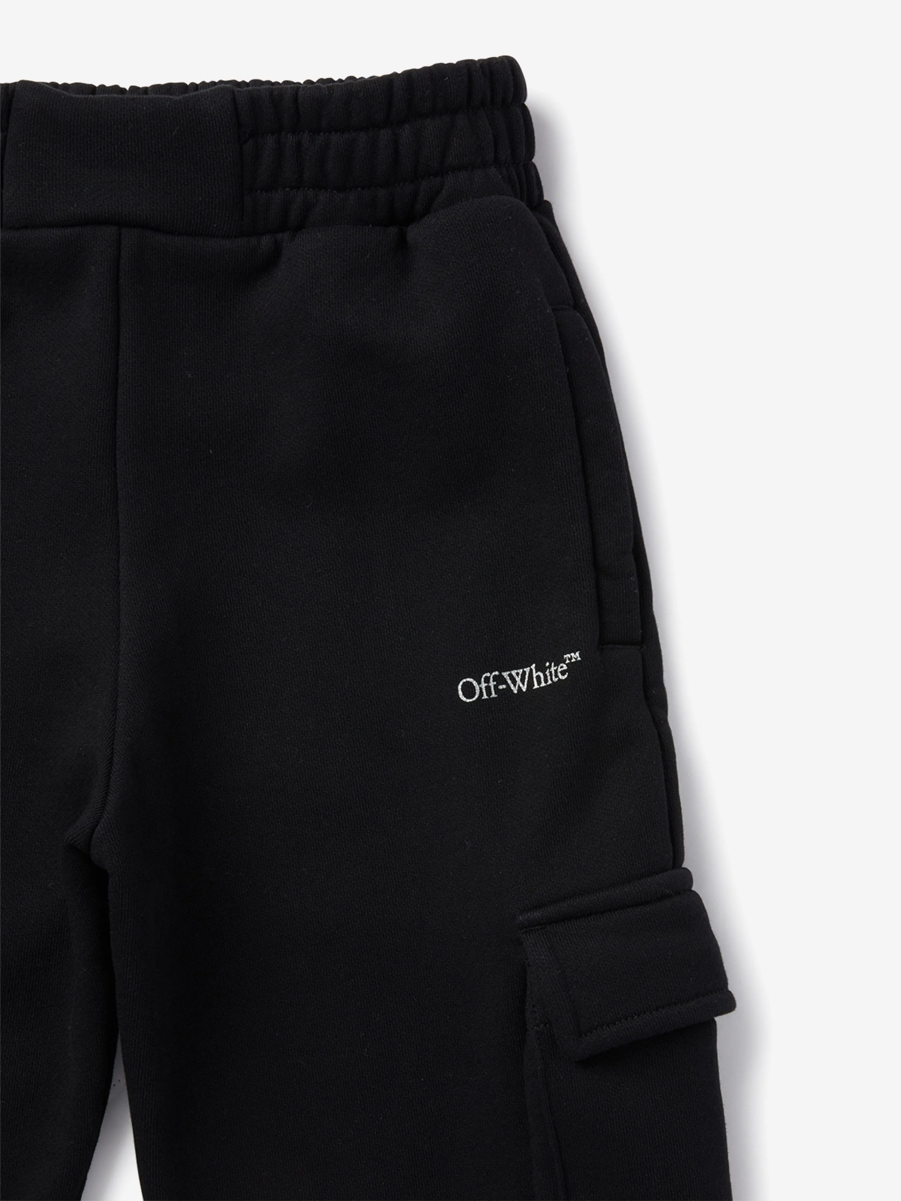 Mädchen Bookish Cargo Jogginghose in Schwarz
