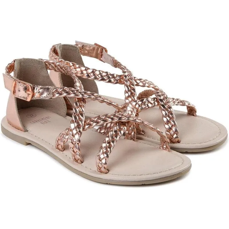 Bronze Sandalen für Mädchen