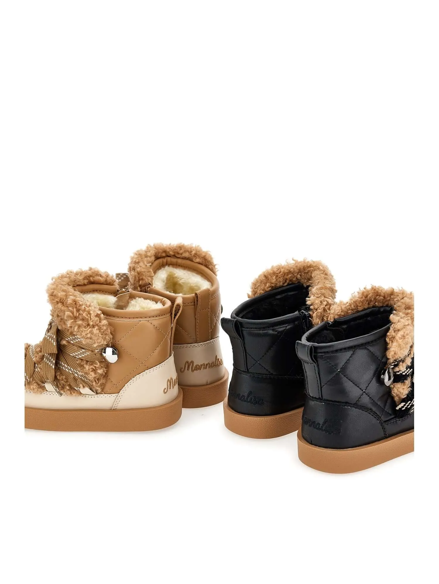 Mädchen Braune Teddy Stiefel
