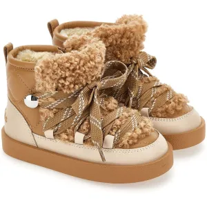 Mädchen Braune Teddy Stiefel