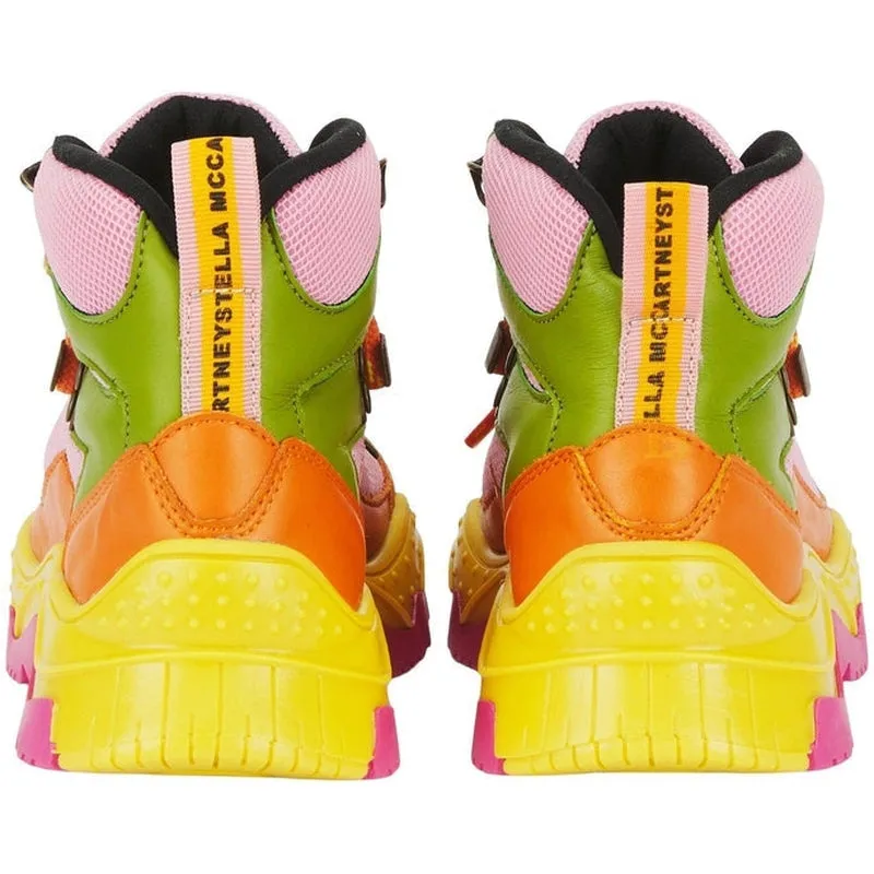 Mädchen Farbblock Schnürstiefel