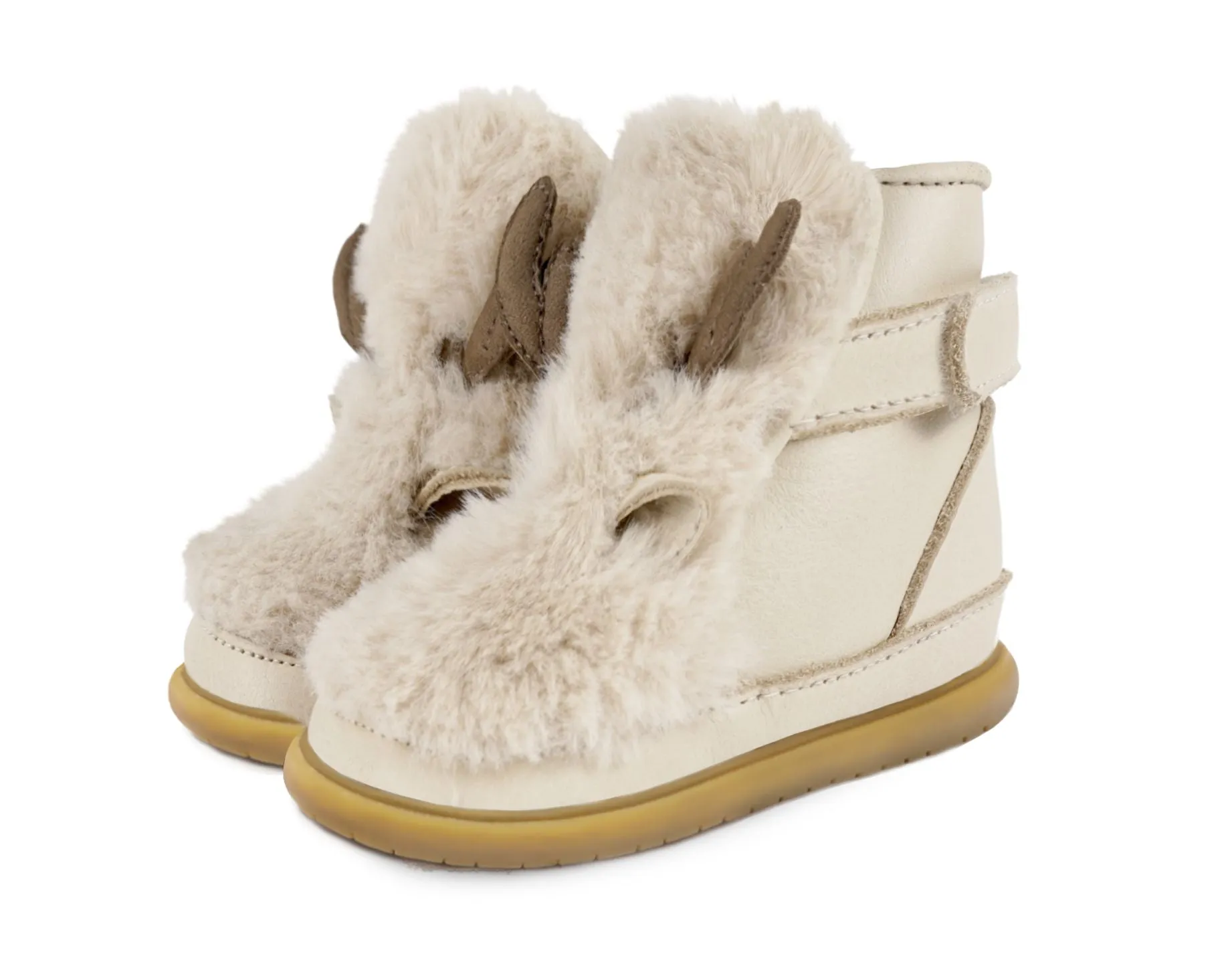 Mädchen Creme Roumi Rentierschuhe