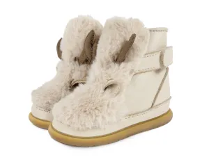 Mädchen Creme Roumi Rentierschuhe