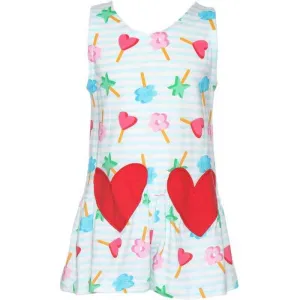 Mädchen Formentera Heart Playsuit