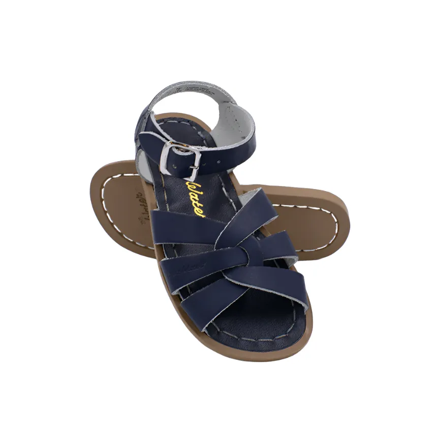 Mädchen Marineblau Salzwasser Original Sandalen
