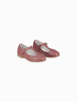 Mädchen rosa T-Bar-Sandalen
