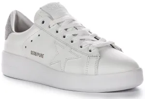 Golden Goose Pure Star Neu in Weiß Silber Für Damen Schuhe Golden Goose