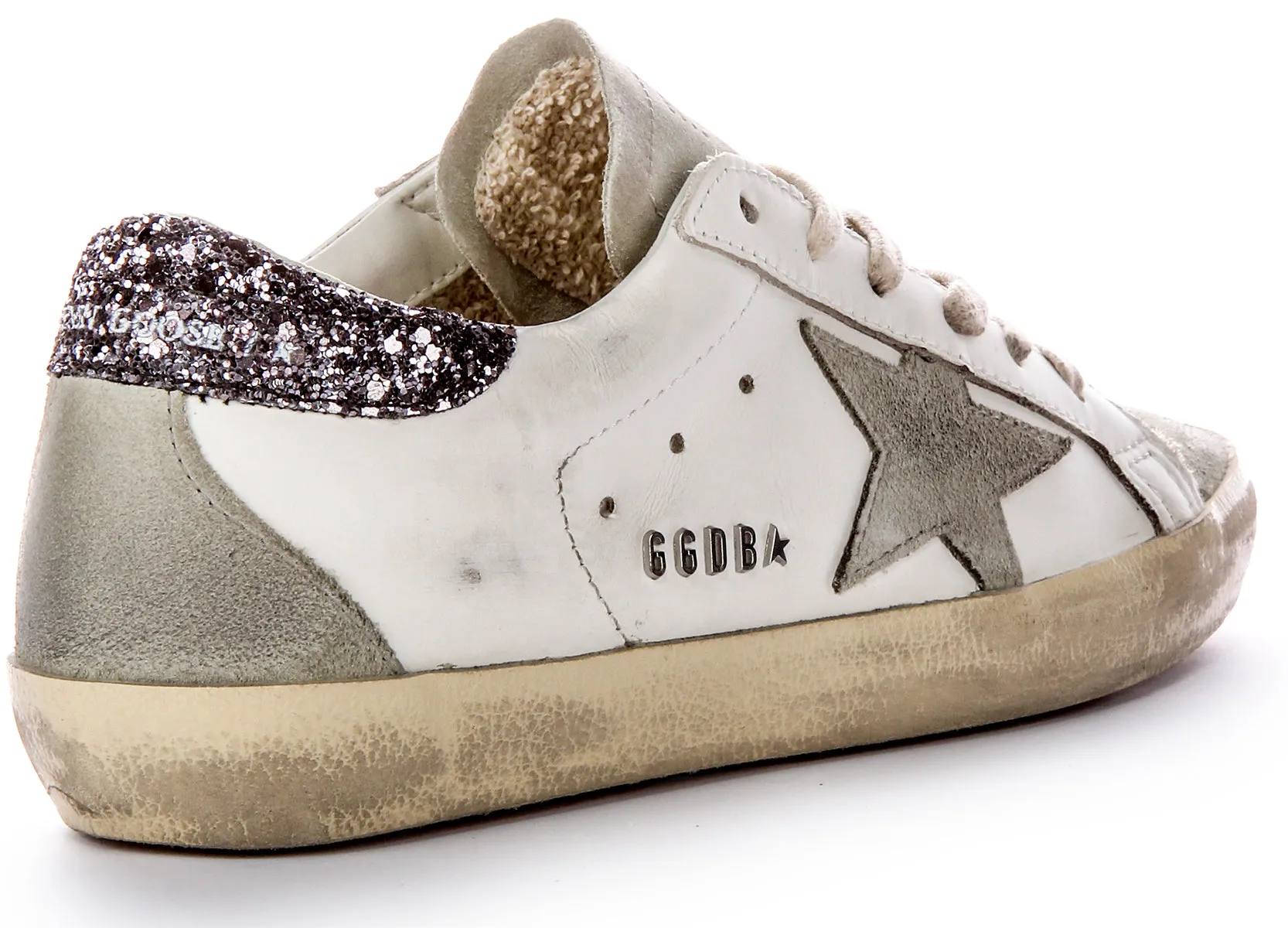 Golden Goose Super Star in Weiß Grau Damen Schuhe Golden Goose