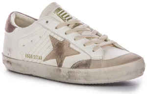Golden Goose Super Star Stifte In Weiß Beige Für Damen Schuhe Golden Goose
