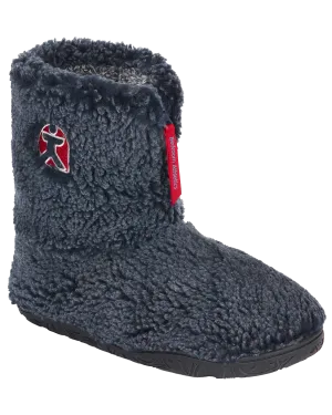 Gosling Schnee-Spitzen Sherpa Pantoffelstiefel in Gewaschenem Peacoat Blau
