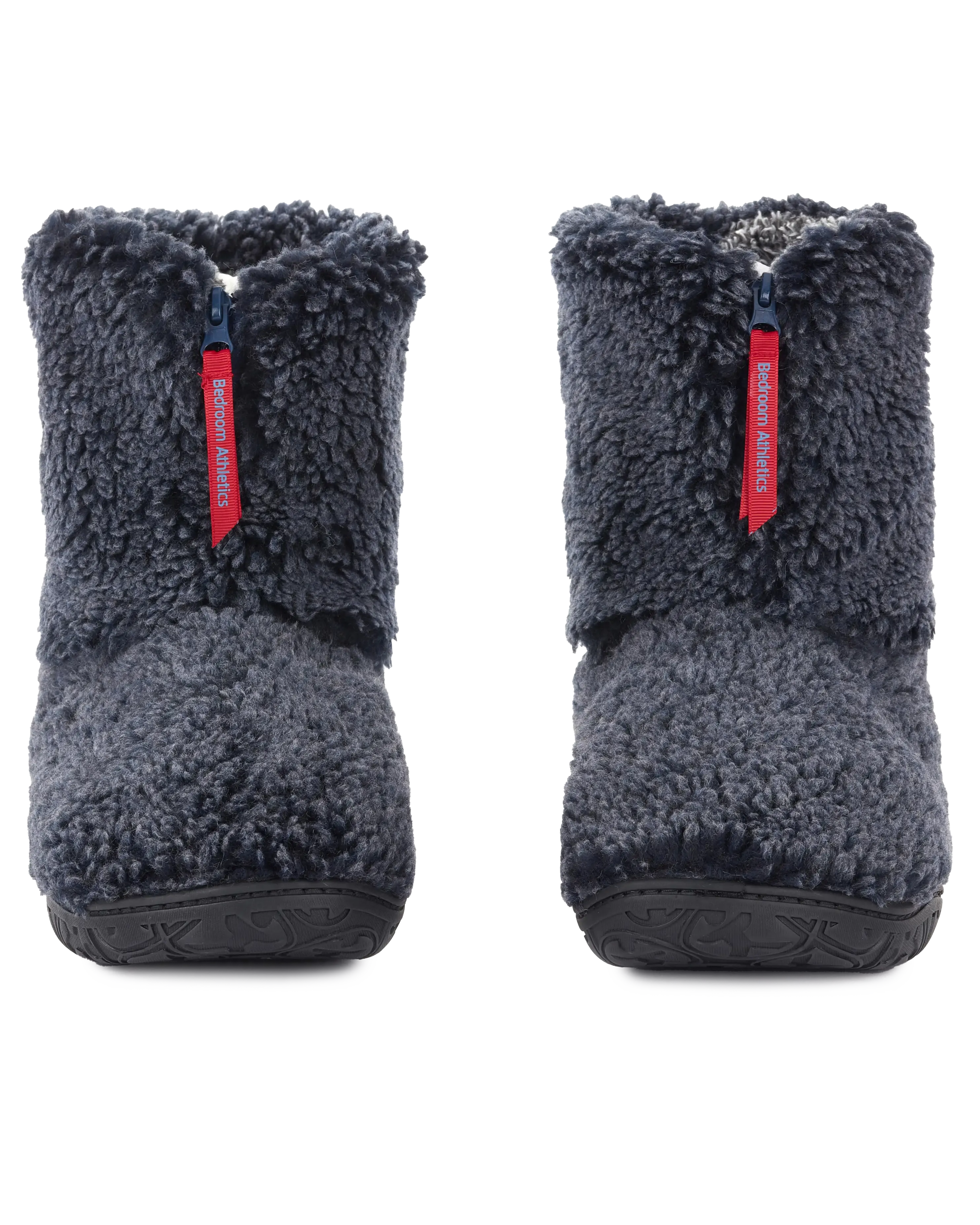 Gosling Schnee-Spitzen Sherpa Pantoffelstiefel in Gewaschenem Peacoat Blau