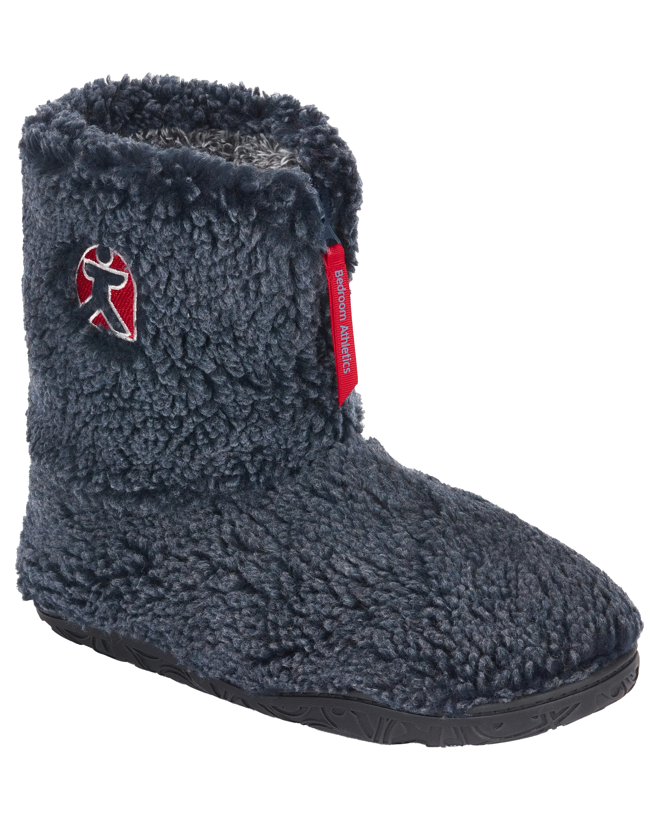 Gosling Schnee-Spitzen Sherpa Pantoffelstiefel in Gewaschenem Peacoat Blau