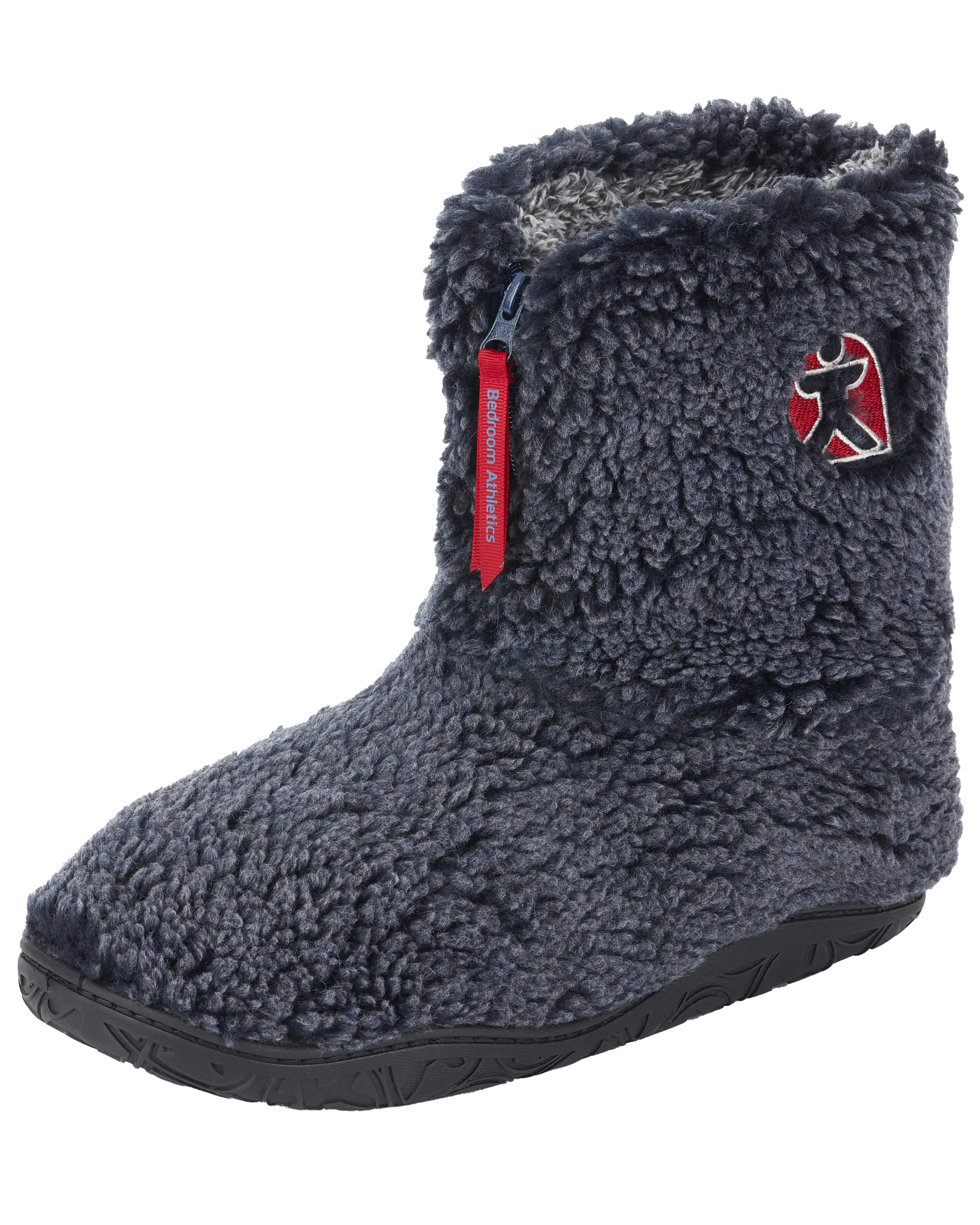 Gosling Schnee-Spitzen Sherpa Pantoffelstiefel in Gewaschenem Peacoat Blau