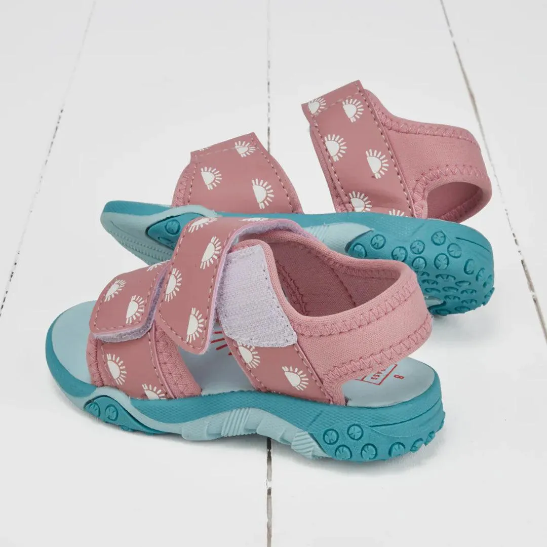 Gras & Luft Farbe Wechselnde Kindersandalen - Rosa