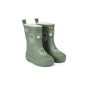 Gras & Luft Farbe-Enthüllende Gummistiefel - Khaki Grün