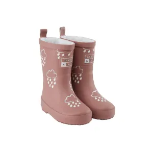 Gras & Luft Farbe-enthüllende Gummistiefel - Rose
