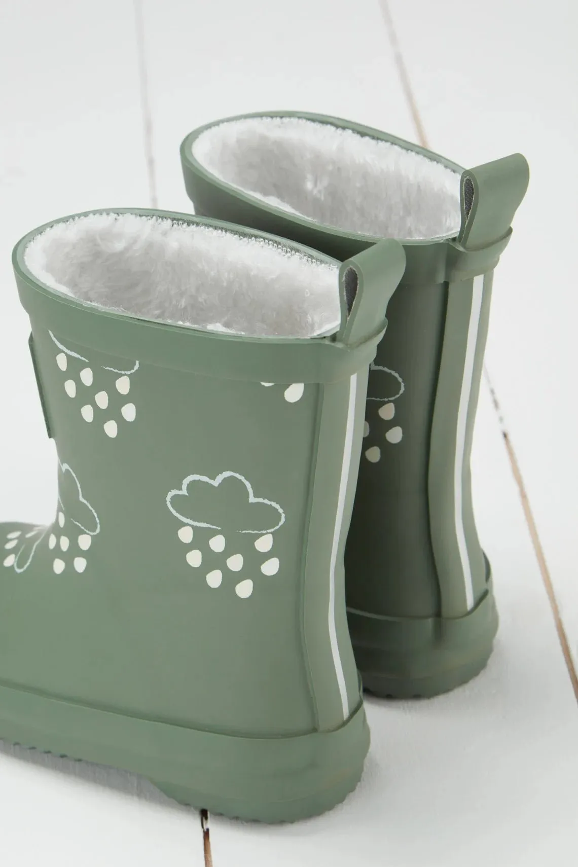 Gras & Luft: Khaki Grün Farbwechselnde Gummistiefel