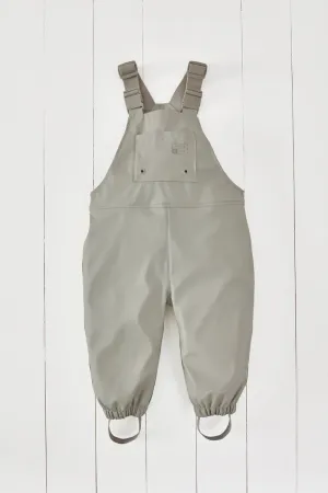 Gras & Luft: Rainster wasserdichte Latzhose - Grau