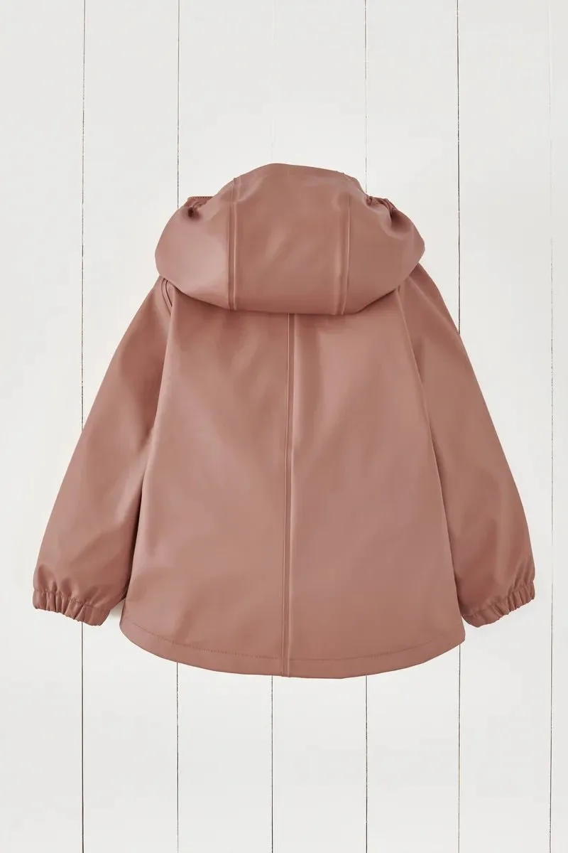 Gras & Luft: Rose wasserdichte Regenjacke
