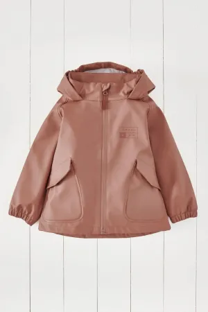 Gras & Luft: Rose wasserdichte Regenjacke