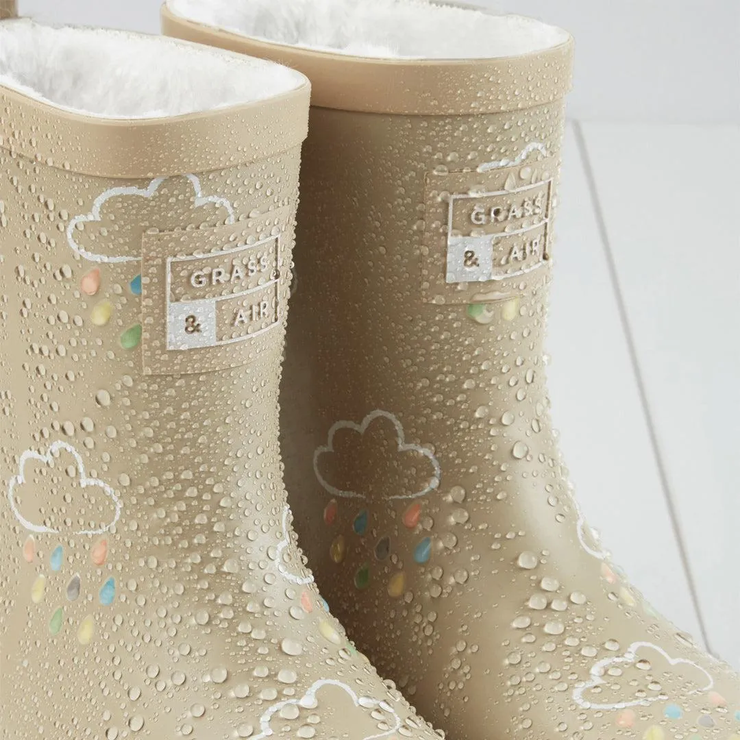Grass & Air Winter Mini Abenteuer Stiefel Mit Tasche - Stein