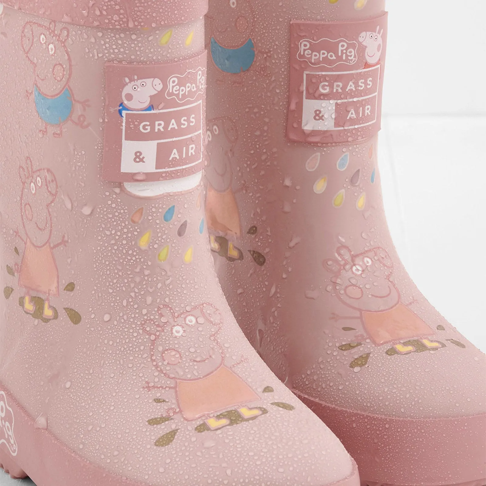 Gras & Luft x Peppa Pig Farbwechselnde Gummistiefel