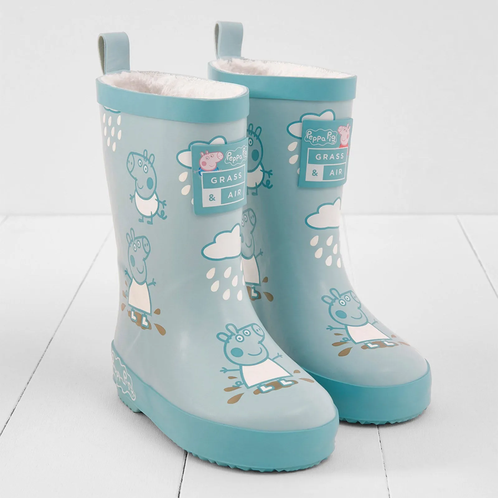 Gras & Luft x Peppa Pig Farbwechselnde Gummistiefel
