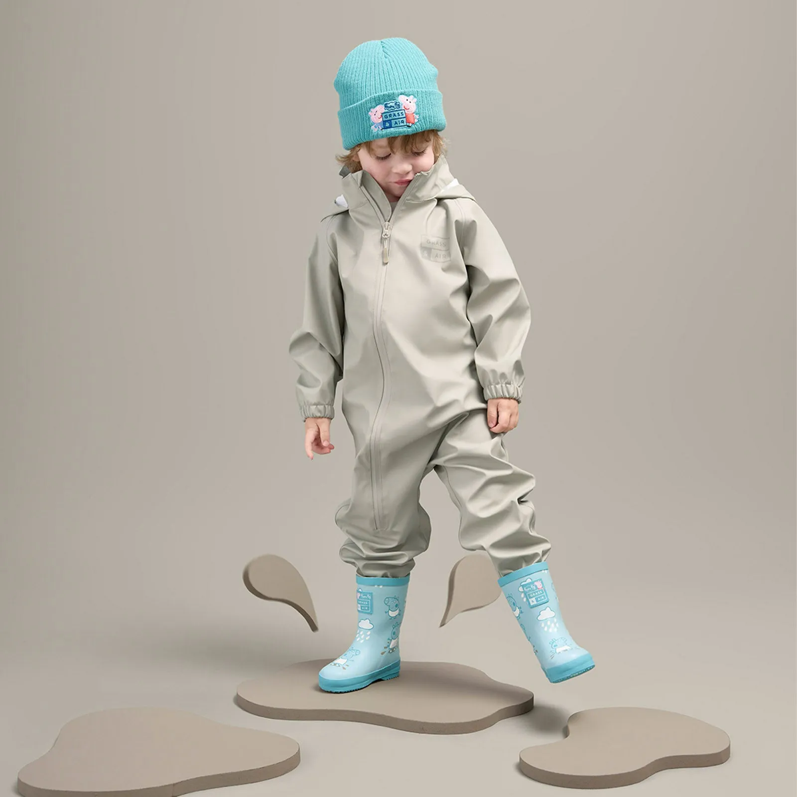 Gras & Luft x Peppa Pig Farbwechselnde Gummistiefel