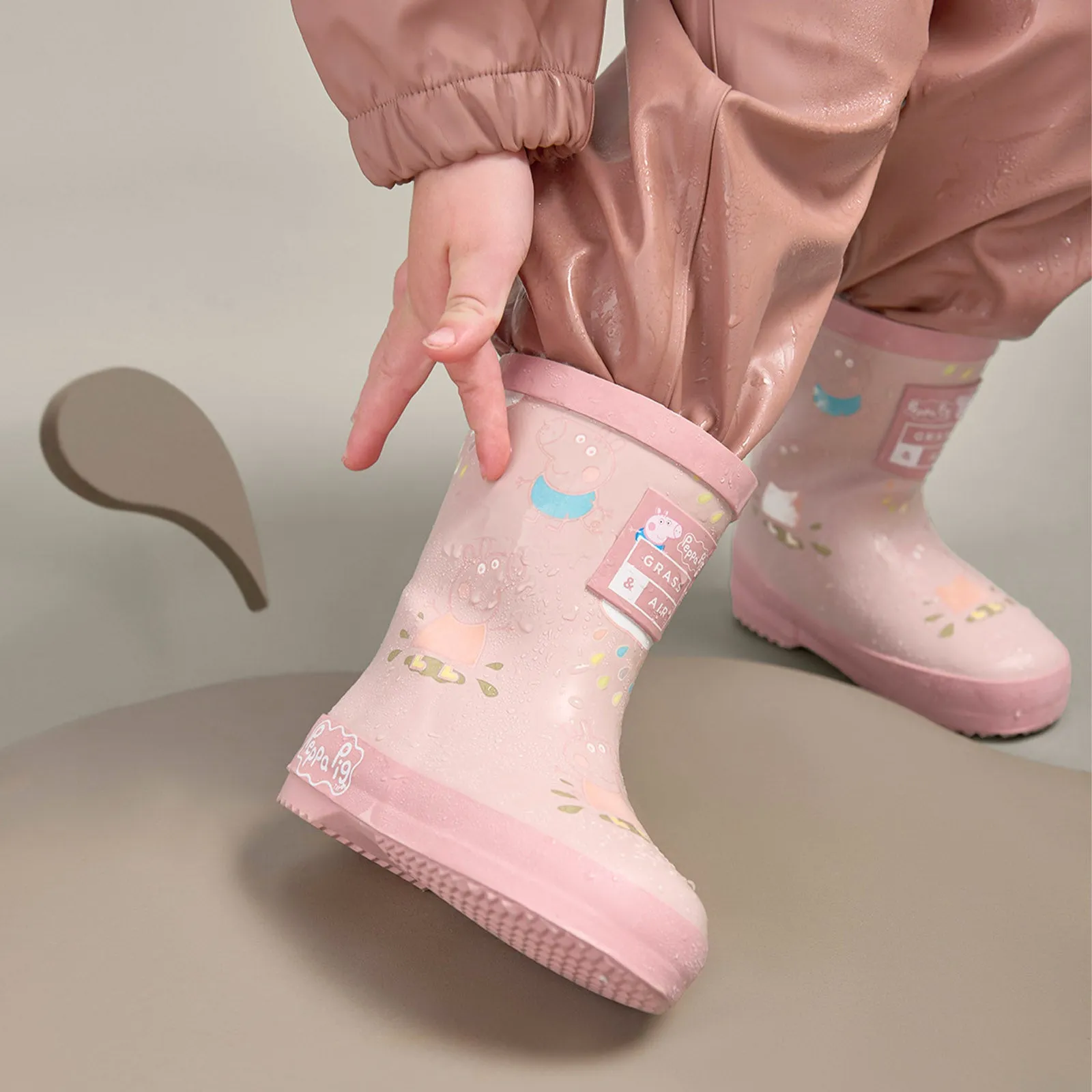 Gras & Luft x Peppa Pig Farbwechselnde Gummistiefel