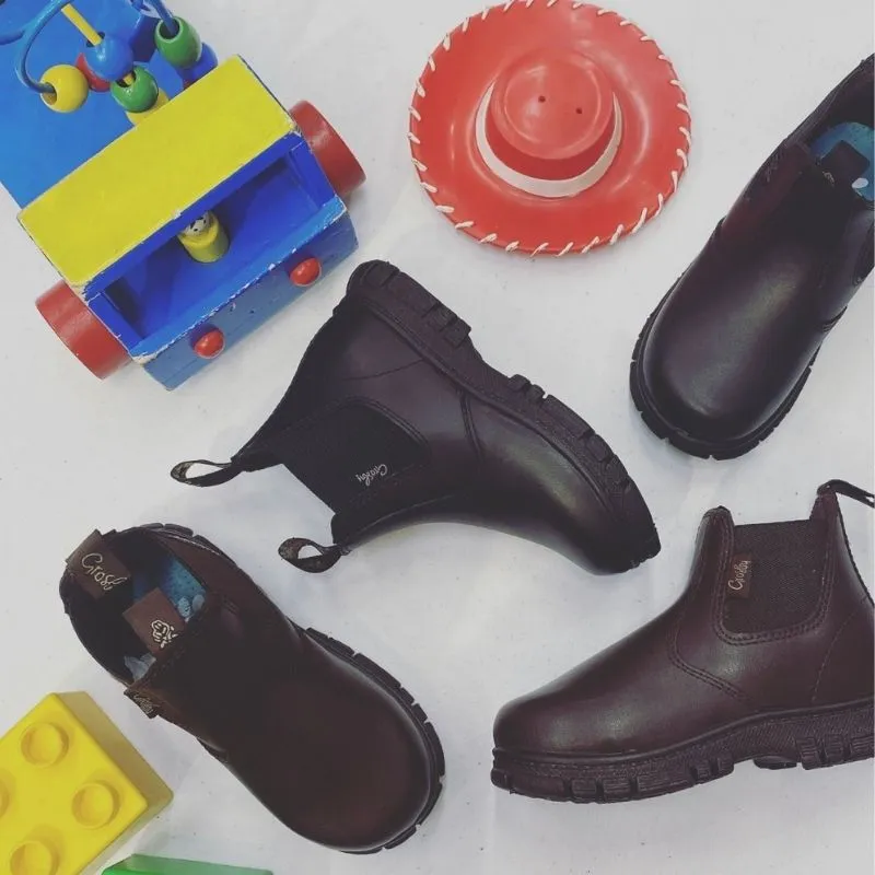 Grosby Ranch Baby-Elastik-Seitenstiefel-Schuhe_Grosby