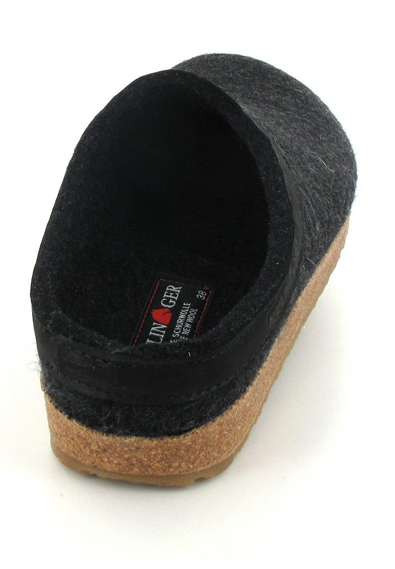 Haflinger Damen GZL44 Schurwolle in Anthrazit