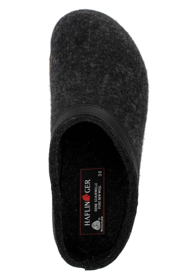 Haflinger Damen GZL44 Schurwolle in Anthrazit