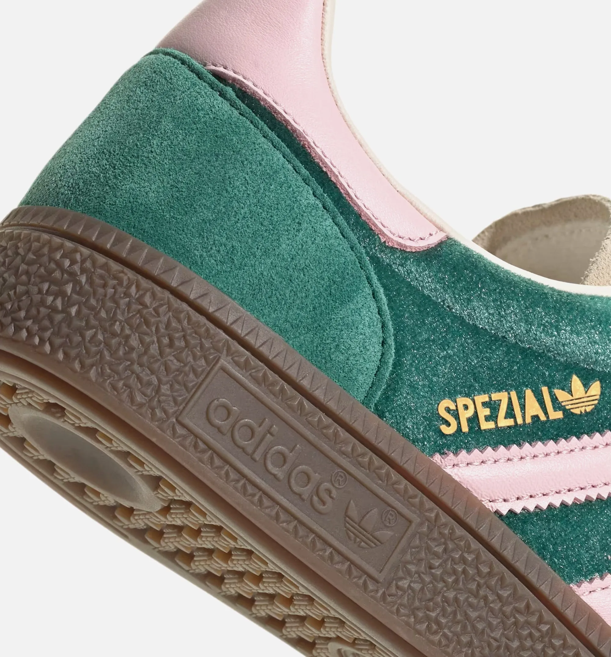 Handball Spezial Velvet Damen Lifestyle-Schuh - Grün/Rosa